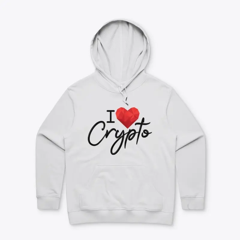 I LOVE CRYPTO HOODIE