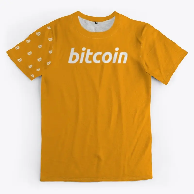 BITCOIN MONOGRAM SLEEVE TEE